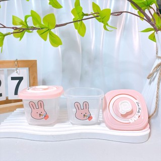 Set 2 hũ trữ thực phẩm Lion Baby và Máy hâm sữa