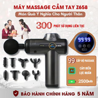 Máy massage toàn thân Zlife Z658, máy matxa cầm tay 8 đầu 99 chế độ, Giảm Đau Cơ Bắp Hiệu Quả