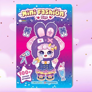 Sách Mini Fashion - Migo (Bóc dán hơn 100+ stickers váy, phụ kiện xinh đẹp) cho bé gái