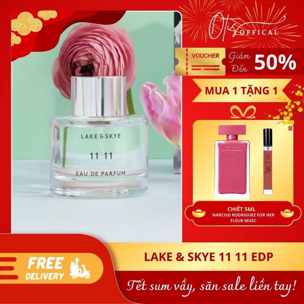 Nước Hoa Chiết 10ml Nữ 11:11 Vanilla Eau de Parfum Hương Thơm Hiện đại, Thanh lịch, Sang trọng