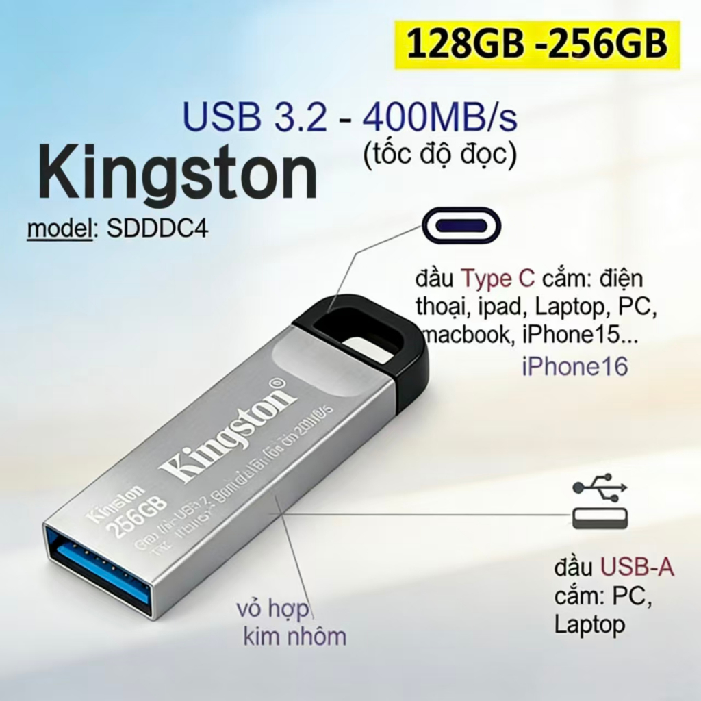 Usb 3.0 Dung Lượng 1TB kingston