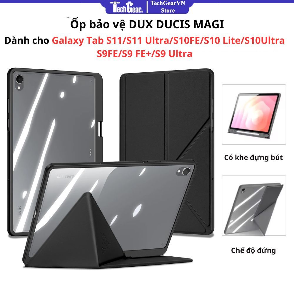 Bao da ốp lưng DUX DUCIS MAGI dành cho Samsung Galaxy Tab S11,S11 Ultra,S10Fe,S10 Lite,S10 Ultra/S9F