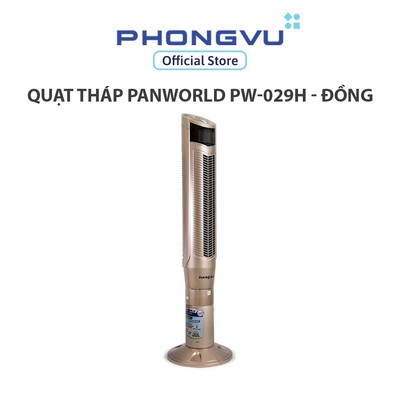 Quạt Tháp Panworld PW-029H - Vàng đồng - Bảo hành 24 tháng