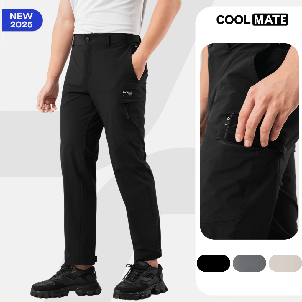 [SALE TẾT]Quần dài nam UT Pants Thoáng Khí V2 Độ bền cao, co giãn, trượt nước, quần leo núi trekking