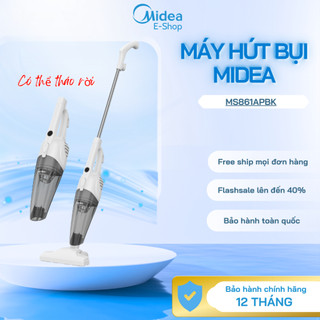 Máy Hút Bụi Cầm Tay Midea MS861APBK Chính Hãng | 2 Đầu Hút Linh Hoạt Lực Hút Mạnh Nhỏ Gọn Dễ Vệ Sinh 
