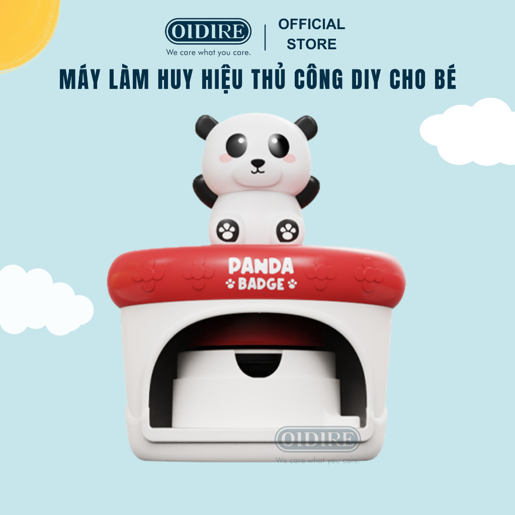 Đồ Chơi Máy Làm Huy Hiệu Thủ Công DIY Cho Bé Máy Ép Huy Hiệu Handmade Sáng Tạo Làm Quà Tặng