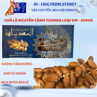   💖FREE SHIP💖LOẠI VIP  Chà Là Khô Nguyên Cành Tunisia 2025 - Chà Là  Mẫu Mới Hộp Đẹp Dẻo Ngon Không Đường  Hộp 500g  