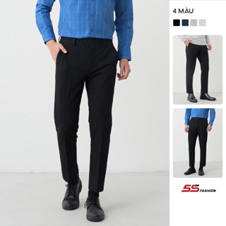  Quần Tây Nam 5S FASHION Trơn Basic Chất Liệu Cao Cấp Đứng Phom Trẻ Trung QAU24018 - QAU25034 