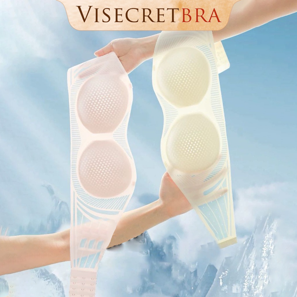 KOL - Áo Lót Nữ Áo Bra Nữ Visecret Bra Áo Không Dây Nâng Vòng 1 Không Gọng Có Mút Đệm Gom Quả Chống 