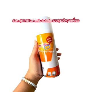 [ SƠN THÁI] Sơn xịt kubota CAM/ XÁM/ TRẮNG hàng Thái dung tích 400cc| #phutungmaygat #phutung_Bảo_Huỳnh #phutungmaycay