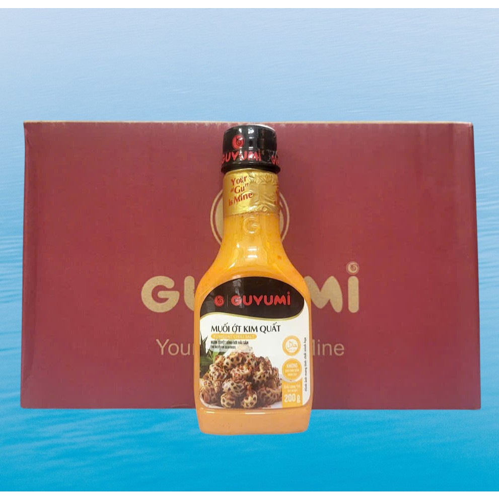<< THÙNG 24 CHAI 200gr >> MUỐI ỚT KIM QUẤT GUYUMI Kumquat Chili Salt