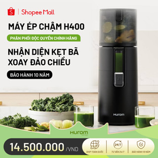 Máy ép chậm Hurom H400(Màu Đen)- Bảo hành chính hãng 10 năm - Phân phối độc quyền tại Việt Nam