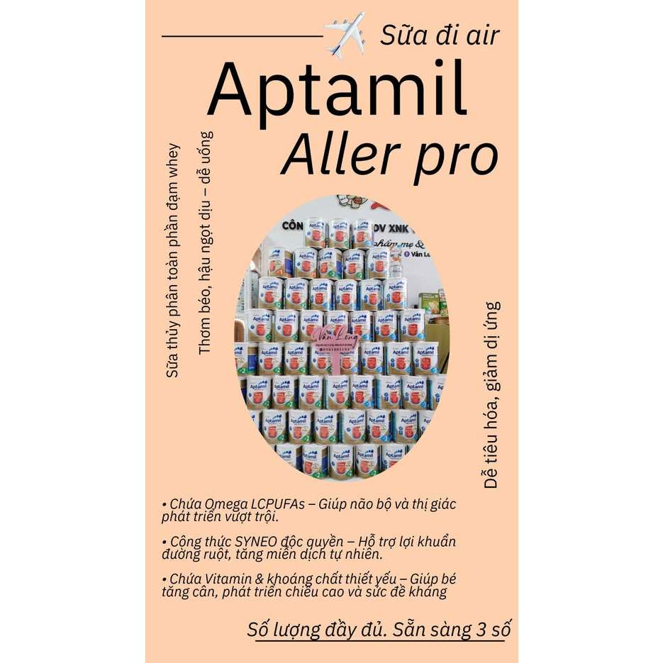APTAMIL ALLER PROSYNEO CHO BÉ DỊ ỨNG ĐẠM BÒ