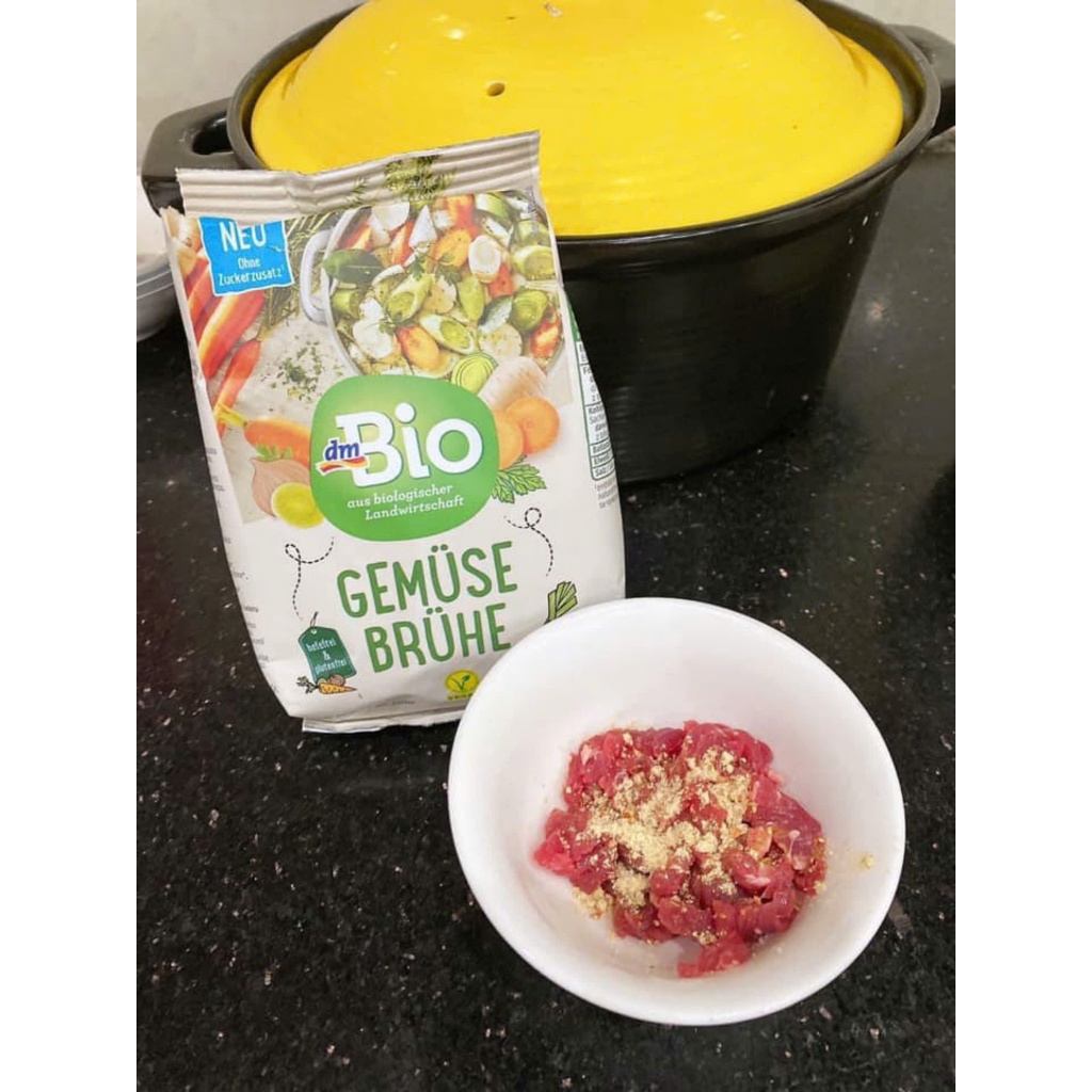 Hạt nêm rau củ quả hữu cơ thuần chay Bio Dm Đức