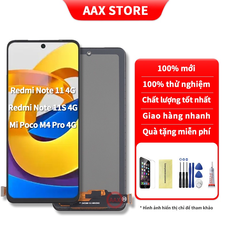 Dành Cho Xiaomi Redmi Note 11 4G Note 11s Mi Poco M4 Pro 4G Màn hình LCD chất lượng cao