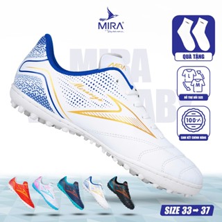 Giày Đá Bóng MIRA VIGO – Bám Sân Tốt- Đinh Dăm – Tặng Vớ – Đế Cao Su - May Toàn Bộ Đế  – Chính Hãng