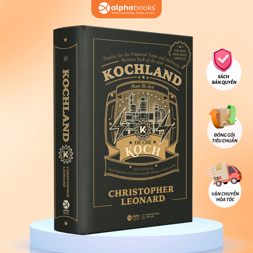 Sách Kochland - Đế Chế Koch (Alpha Books)
