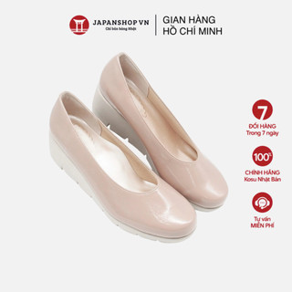  Giày búp bê đế xuồng nữ KOSU 20601 độn gót siêu nhẹ 5,5cm giày công sở siêu êm chính hãng Nhật Bản 