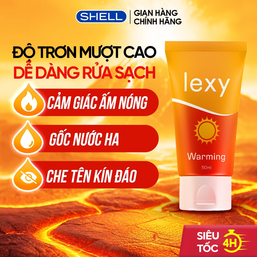 Gel Bôi Trơn Ấm Nóng Lexy Warming - Chai 50ml