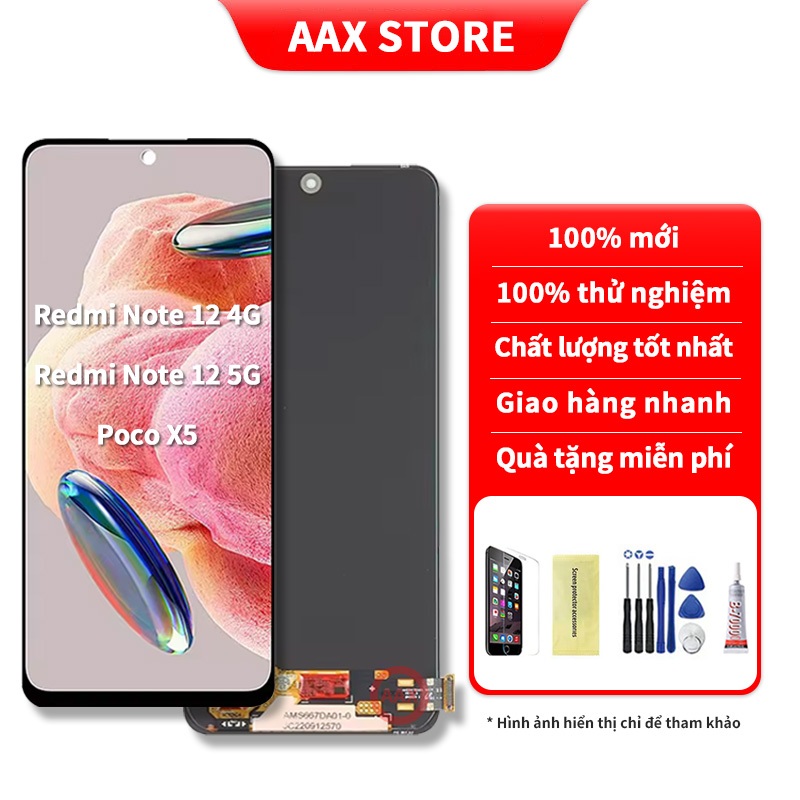 Dành Cho Xiaomi Redmi Note 12 4G Note 12 5G Poco X5 Màn hình LCD chất lượng cao