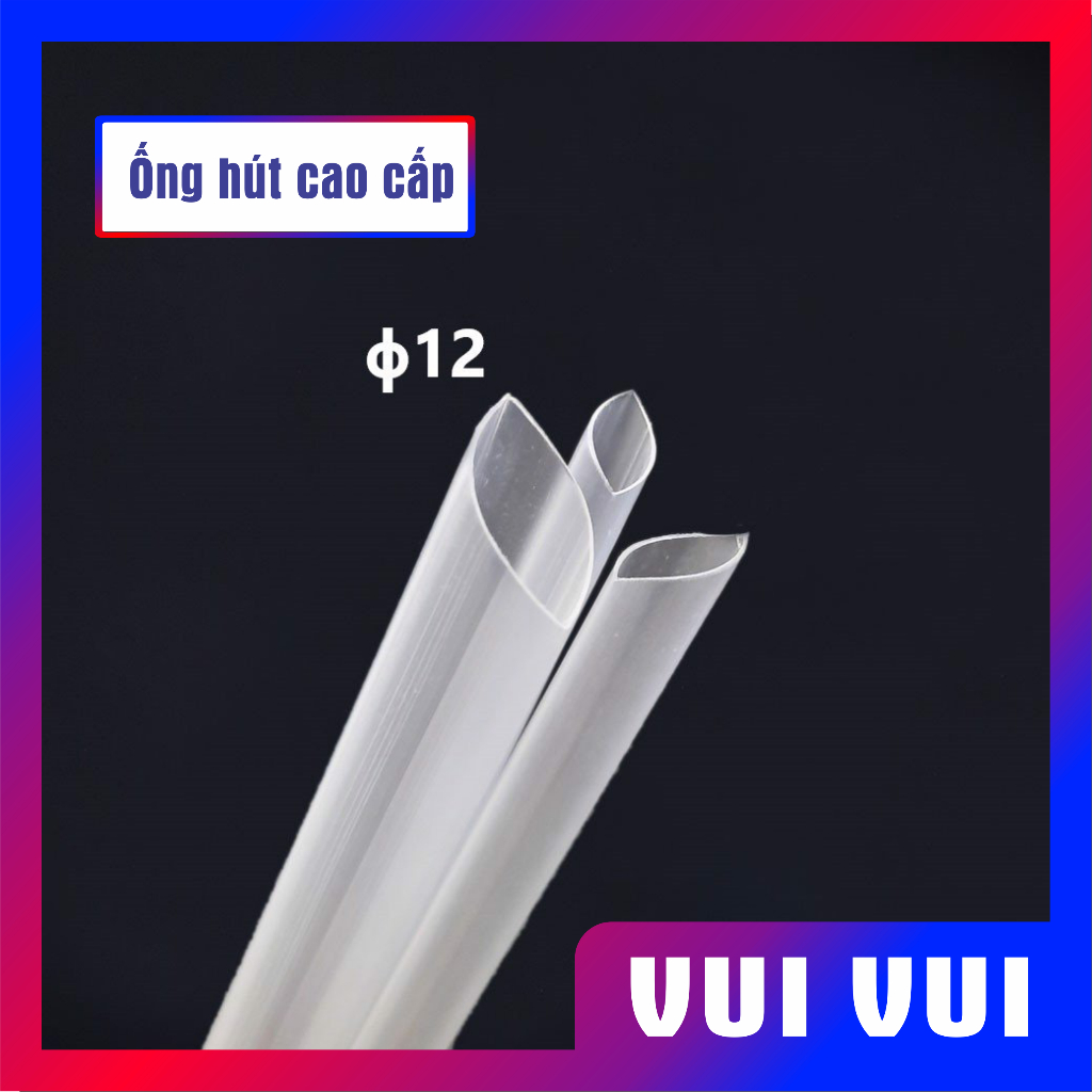 500 gr ống hút trắng trong phi 6- phi 8- Phi 12