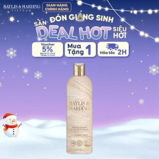  Sữa tắm cao cấp hương hoa đào hoa sen và trà trắng Neroli Baylis & Harding Element 