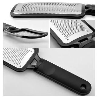 Cây Chà Gót Chân Cán Nhựa Cầm Tay Dài 27cm, Dụng Cụ Làm Mềm Gót Chân Loại Bỏ Tế Bào Chết An Toàn