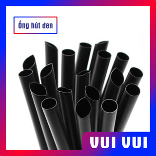 Ống hút đen phi 6, Phi 8, phi 12- Bịch 500 gr