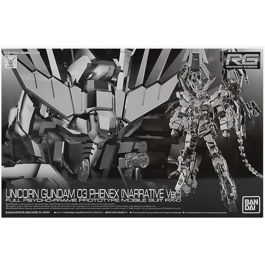 Mô Hình P-BANDAI RG 1/144 RX-0 UNICORN GUNDAM 03 PHENEX [NARRATIVE Ver.]