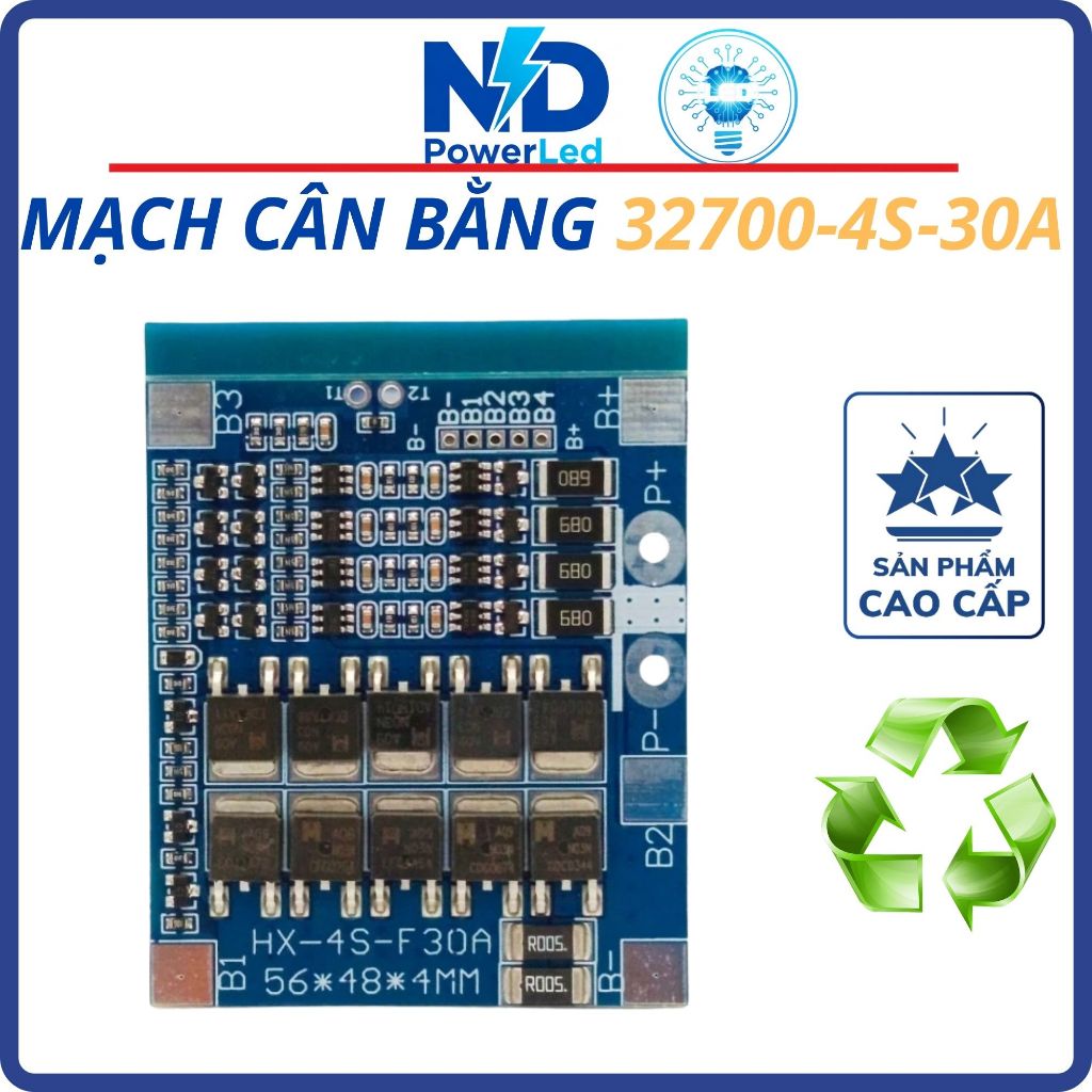 Mạch cân bằng pin 4S 30A Giá Rẻ Mạch Cân Bằng Pin 4S 30A Cao Cấp – Chống Chai Pin, Kéo Dài Tuổi Thọ 