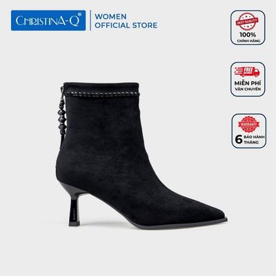 Giày Boots Nữ Mũi Nhọn CHRISTINA-Q BON009H