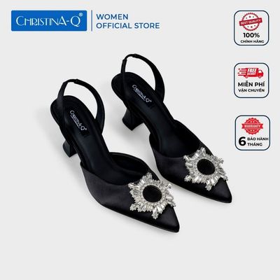 Giày Nữ Cao Gót Bít Mũi Nhọn CHRISTINA-Q GBN432H