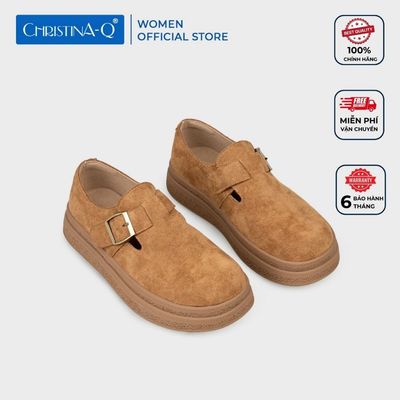 Giày Boots Nữ Mũi Tròn CHRISTINA-Q BOT131H
