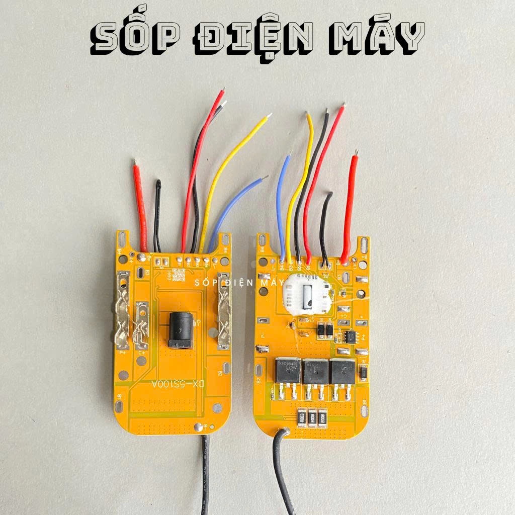 Mạch Pin Makita 5S 100A 18V -21V 3Fet 100a  và bảo vệ đa tầng tải lớn chân pin phổ thông