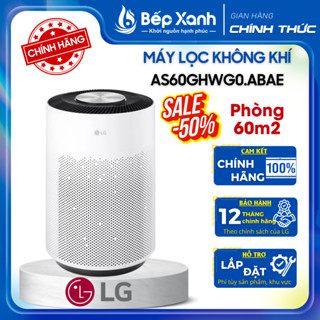 Máy Lọc Không Khí LG PuriCare AS60GHWG0.ABAE - Phòng 60m2 -  loại bỏ bụi mịn PM 0.01