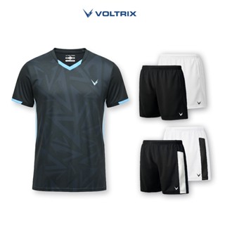 Áo Cầu Lông Nam VOLTRIX, Quần Cầu Lông Nam VOLTRIX, Vải Poly Ánh Kim, Áo Quần Cầu Lông VOLT47