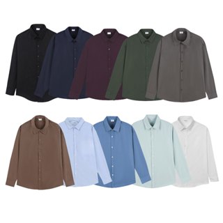 Áo Sơ Mi Dài Tay Nam Nữ DINOMAN Kaki Cotton Thấm Hút Tốt Mềm Form Oversize Unisex Trẻ Trung - SM011 