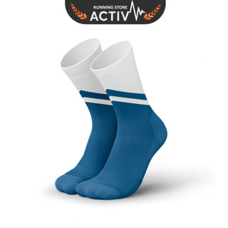 Tất chạy bộ T8 Air Sock - White Blue VN