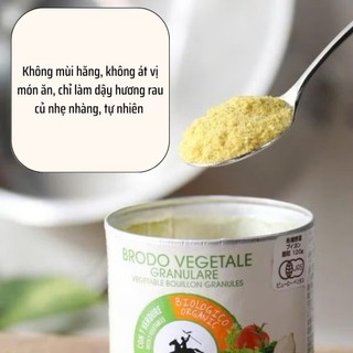 Hạt Nêm Rau Củ Hữu Cơ Alce Nero 120g - Không Chất Điều Vị, An Toàn Cho Bé Từ 1 Tuổi, Chứng Nhận EU Organic,Thuần chay