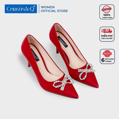Giày Nữ Cao Gót Bít Mũi Nhọn CHRISTINA-Q GBN455H