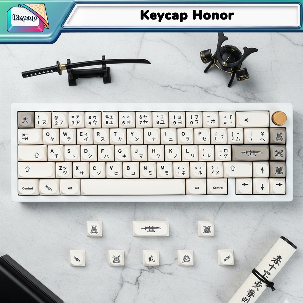 Keycap Honor | Keycap nhựa PBT 126 nút in nhiệt Dyesub