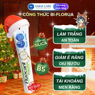  Kem đánh răng làm trắng dành cho răng niềng Sabai Fluocaril White Expert loại bỏ mảng bám làm trắng an toàn chính hãng 