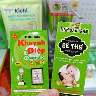 Dầu tràm,khuynh diệp Bé Thơ chính hãng,thoa body cho bé