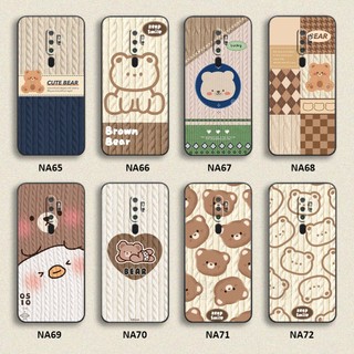 Ốp lưng Oppo A5 2020 / A9 2020 hình họa tiết len Bear Cute