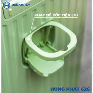 [HÙNG PHÁT] Vali nhựa ABS+PC Bền Nhẹ Chinh Hãng Hùng Phát 626 Ngăn Thông Minh 7/3