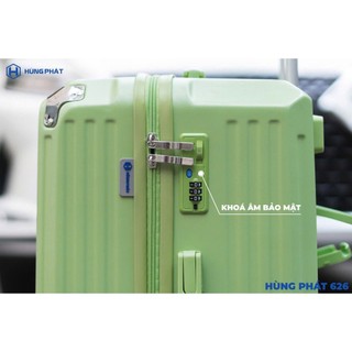 [HÙNG PHÁT] Vali nhựa ABS+PC Bền Nhẹ Chinh Hãng Hùng Phát 626 Ngăn Thông Minh 7/3