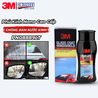  Chai chống bám nước trên kính xe 3M Glass Coat Windshield 08889 LT 200ml Phủ Nano chống bám nước 