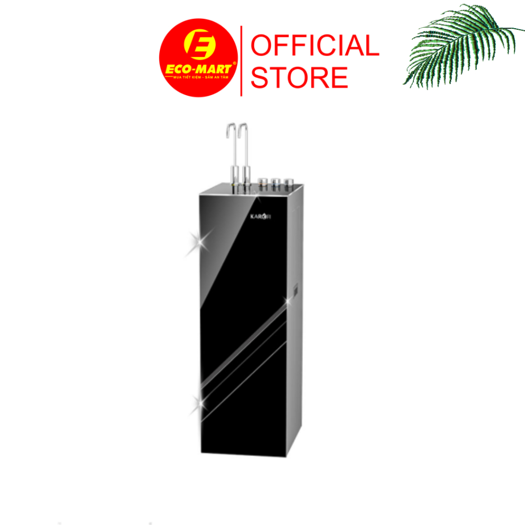 Máy lọc nước Hydro-ion kiềm Karofi KAD-M85 12 cấp lọc nóng lạnh nguội Block 2 vòi