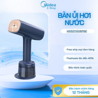  Bàn Ủi Hơi Nước Midea MGS21100BPBE | Bàn Ủi Du Lịch 2100W Bình 210ml Tạo 40g Hơi Nước phút 