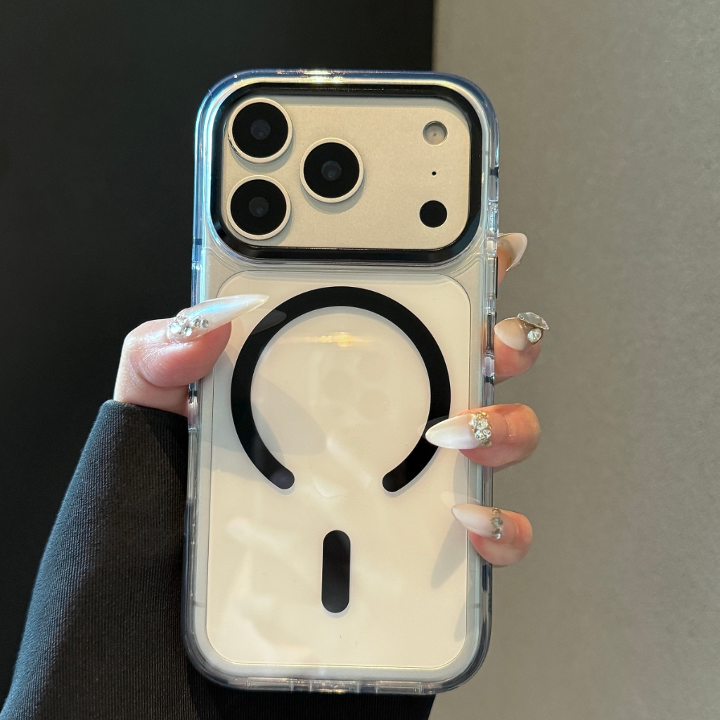 Ốp điện thoại nâng cấp mới chống sốc trong suốt cho iPhone 17 16 15 Pro Max